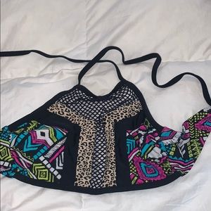 Halter swim top